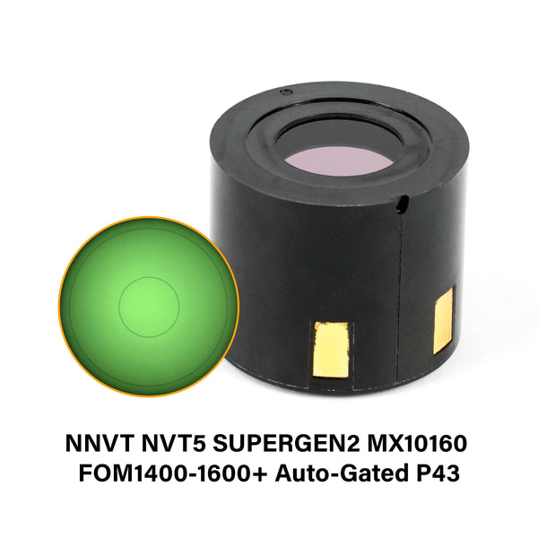 NNVT NVT5 GT5864 P43 FOM1600 AUTO GATE Green Phosphor 18MM SMALL ANVIS 10160 STYLE